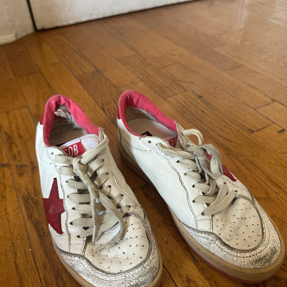 Golden Goose White and red Sneakers